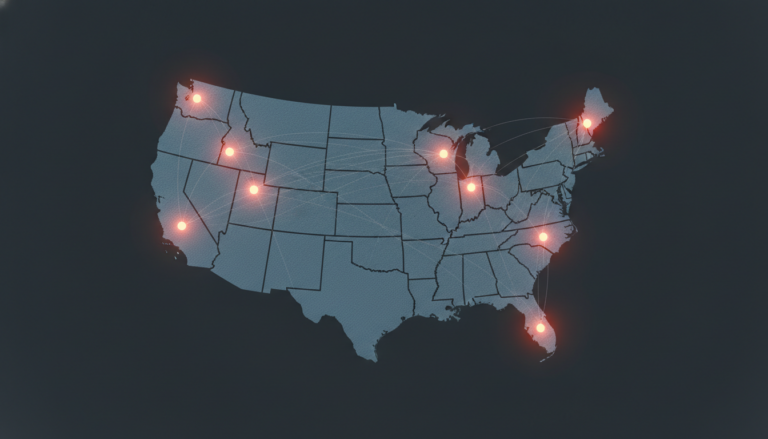 national-mitigation-logistics-map - StormWrappers StormWrappers national logistics and material hub map.